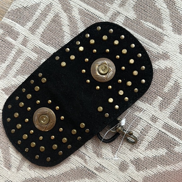 Free People Studded Clip On Wallet new no tag - Picture 7 of 8